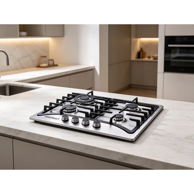 Golenda 3.3kW Cast Iron 4-Burner Gas Hob | Factory Direct