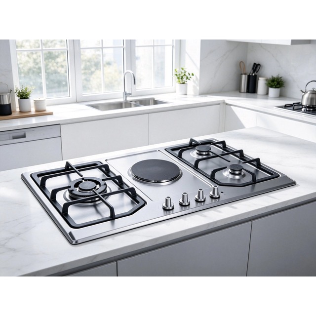 Golenda 1.5kW Cast Iron 4-Burner Gas Hob | OEM Factory