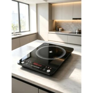 Golenda 2000W Black Glass Portable Induction Cooktop