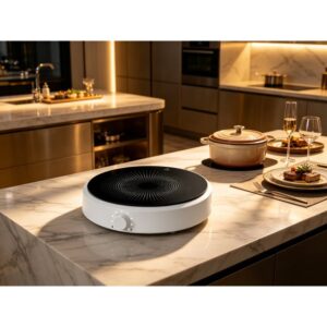 Golenda 2000W Black Glass Portable Induction Cooktop