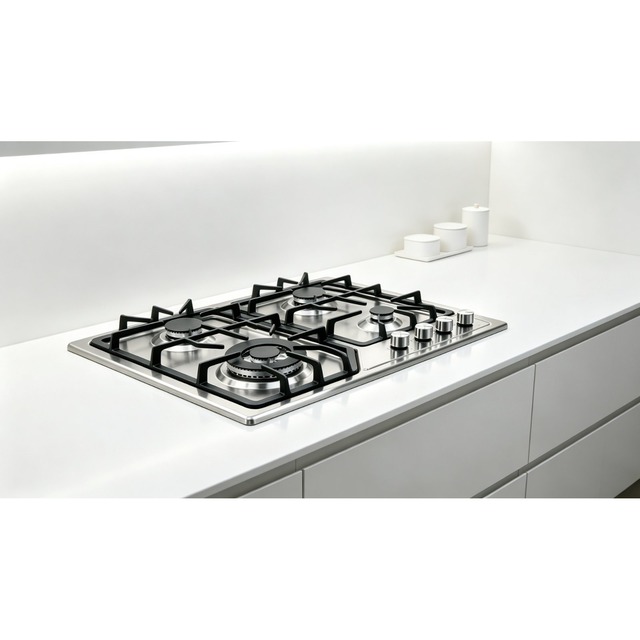 Golenda Stainless Steel 4-Burner Gas Hob | Factory Direct