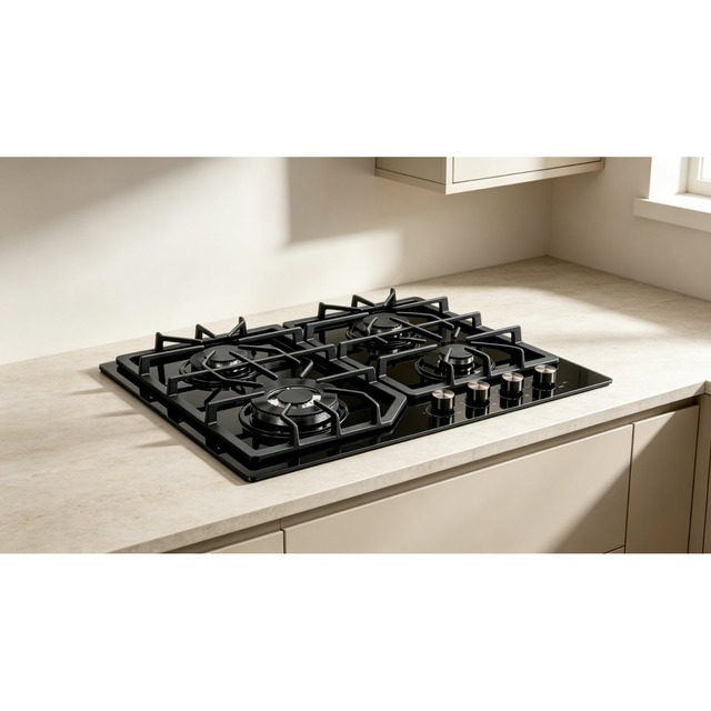 Golenda Gas Hob Built-in Gas Cooktop Tempered Glass | NG/LPG | 600*510mm