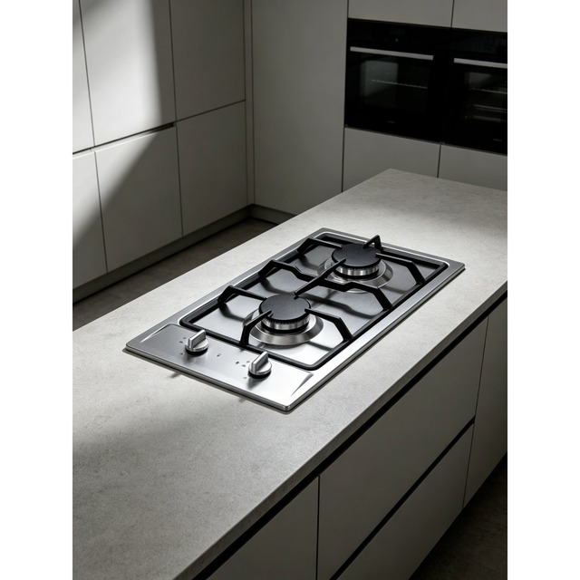 Golenda Gas Hob Built-In Gas Cooktop 2 Burner | Flame Failure Safety | NG & LPG