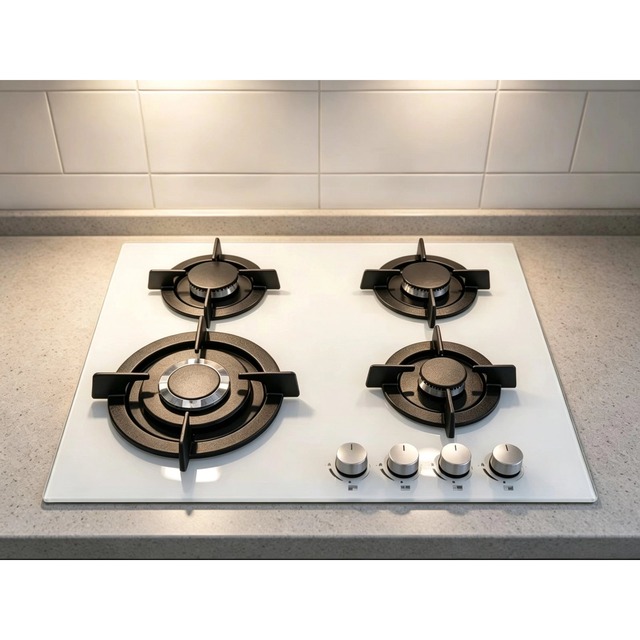 Golenda 7.85kW Gas Hob 4 Zone Cast Iron Wok Burner | Auto Ignition