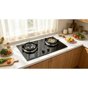 Golenda 5.8kW Gas Hob 760mm Built-in Gas Cooktop Tempered Glass | LPG & NG