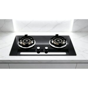 Golenda 2.2/4.5kw Gas Hob Cast Iron Pan Support | Pulse Ignition | LPG & NG