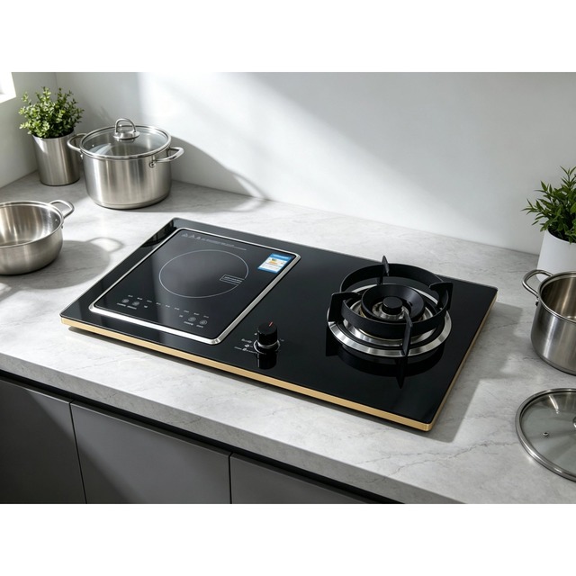 Golenda 2.2/4.5kw Gas Hob Tempered Glass Cast Iron Support | LPG NG