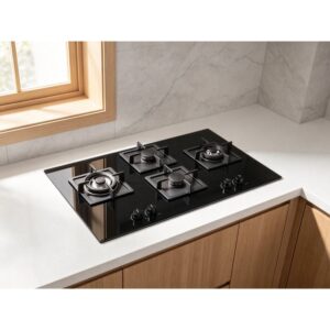 Golenda 3.3kW Tempered Glass Gas Hob | Factory Direct