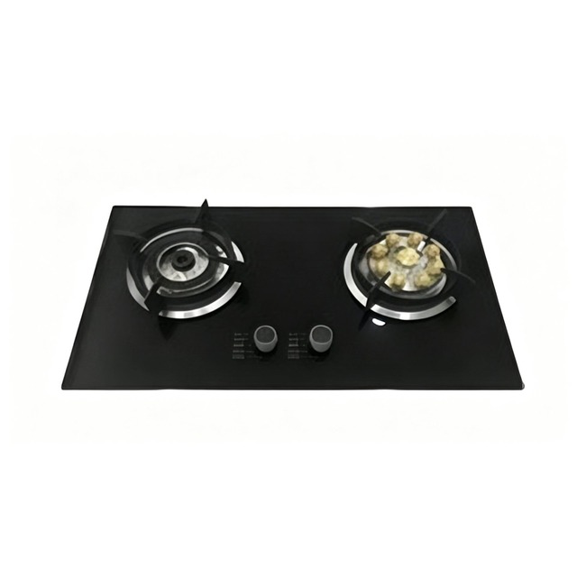 Golenda 5.8/5.0kw Gas Hob 8mm Tempered Glass | Brass Burner | LPG or NG