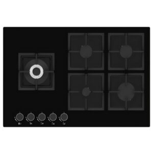 Golenda 3500W Glass 5-Burner Gas Hob | Factory Direct