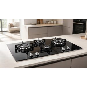 Golenda 8.1kW Tempered Glass 4-Burner Gas Hob | OEM Factory