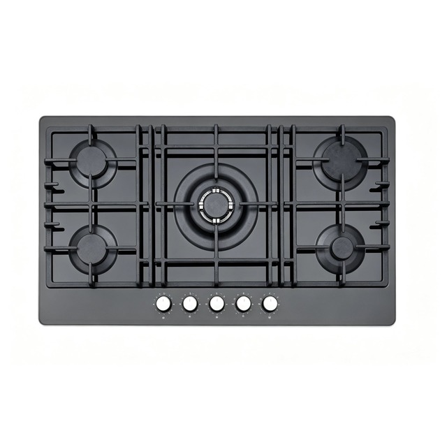 Golenda 3.3kW Gas Hob 8mm Tempered Glass Cast Iron Support | Pulse Ignition