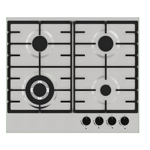 Golenda 3500W Stainless Steel 4-Burner Gas Hob
